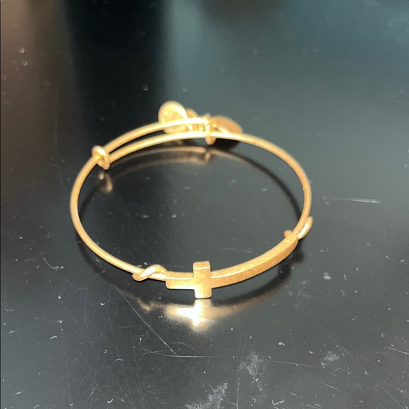 Alex and Ani Jewelry - Alex and Ani Gold Cross Charm Bracelet